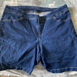 Women's Blue Denim Shorts
